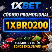 Código Promocional Gratis De 1xBet: 1XBRO200 - Bono Gratis 
